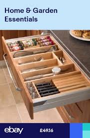 Height, side and tilt can be quickly adjusted via the aperture on the drawer side under the cover cap. Wooden Cutlery Tray For Blum Tandembox Intivo Or Antaro Kitchen Drawers In 2021 Cutlery Storage Wooden Cutlery Tray Cutlery Tray