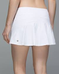 Lululemon | white flex on court dress activewear sportswear size 6 (s, 2 keep your cool on the court in this light, ventilated tennis dress. Lululemon Ace Skirt 58 00 White Tennis Skirt Outfit Lululemon Outfits White Tennis Skirt