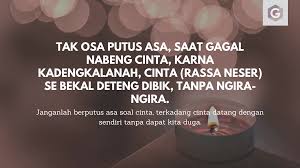 Maybe you would like to learn more about one of these? 9 Kata Kata Bijak Bahasa Madura Galau Sedih Romantis