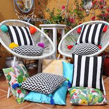 Black And White Striped Outdoor Cushions Nazarovaboutique Shared A New Photo On Etsy In 2020 White Cushions Decor White Pillows