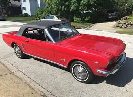 Weitere ideen zu ford mustang oldtimer, mustang, ford mustang. Ford Mustang Cabrio 1965 Rot Nr Classic Car Collection Stuttgart