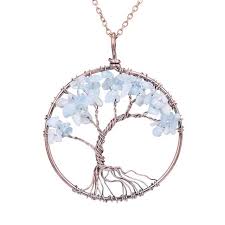 Tree Of Life Pendant Necklace 10 Options Available Tree Of Life Necklace Stone Pendant Necklace Natural Stone Pendant