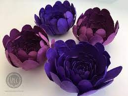 Looking for a good deal on cardstock paper? Pretty Purple Blooms Diy Paper Flowers