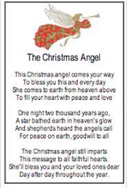 Angels earn their wings when they convince people to be 90. Christmas Angel Poems And Quotes Quotesgram