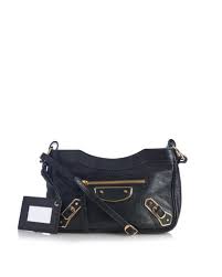 Balenciaga Metallic Edge Hip Cross Body Bag In Black Lyst