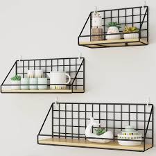Maybe you would like to learn more about one of these? Wooden Dorm Shelves Kitchen Bedroom Iron Wall Shelf Wall Mounted Storage Rack Organization Home Decor Wish