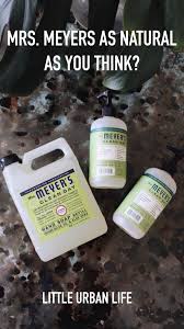 They make my clothes feel softer somehow and make them smell fantastic. Mrs Meyers As Natural As You Think Little Urban Life Health Wellness Page
