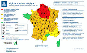 Les prévisions météo àbelle île en mer s'appuient sur une plateforme de calcul basée sur des données historiques qui prennent en compte les 10 dernières années, ainsi que des critères tels. 20 Departements En Alerte Rouge Canicule Une Situation Sans Precedent Le Point