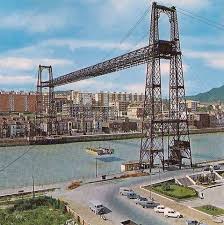 Puente Bizkaia Anos 60 Basque Country Bilbao Bay Bridge