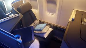 My new seat was 5k in the first row of the second business class cabin. Flight Review United Airlines Boeing 777 300er Polaris Business Class Business Traveller