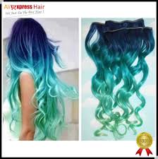 Our hair extensions for ponytails are our #1 bestseller, and for a reason! Blue Light Blue Light Green Colored Befa Hair Brazilian Human Hair Extension Modern Show Mermaid Hair Color Indian Human Hair Extensions Human Hair Extensions