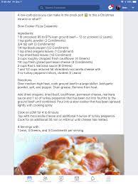 Slow Cooker Pizza Casserole Lean And Green Meals Lean Protein Meals Lean Meals