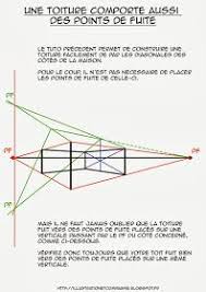 Dessin Illustration Strip Cours De Perspective La Toiture D Une Maison Cours De Dessin En Perspective Point De Fuite Perspective