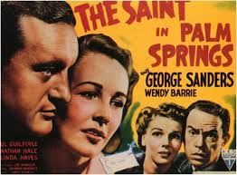 Classic Movie Ramblings: The Saint in Palm Springs (1941)