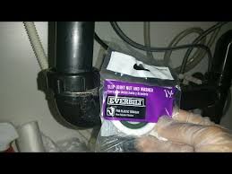 Installation instructions for a kitchen sink drain. How To Change Sink Drain Slip Joint Nut Washer Youtube