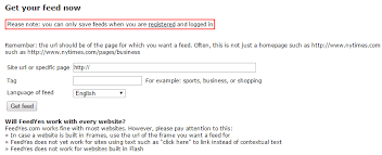 And you get your feed in seconds Top 10 Free Tools To Generate Rss Feed For Your Website Blog