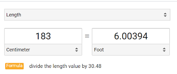 5 inci = 12.7 sentimeter: How Tall Is 183cm In Feet Quora