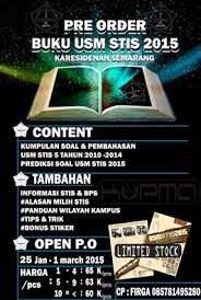 Check spelling or type a new query. Sri Murdaningrum On Twitter Open P O Buku Usm Stis 2015 Cocok Banget Buat Kamu Yang Mau Masuk Kampus Impian Stis Order Yuk Cc Ganeshaastama Http T Co Emlaopp9g0