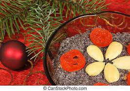 Sernik is one of the most common desserts served in poland, and it's one with so much history. Polish Christmas Desserts Makowki Traditional Polish Christmas Poppy Seed Dessert Makowki With Almonds And Dried Kumquats Canstock