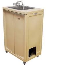 portable foot pump water sink