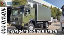 Sinotruk Howo 4X4 Off Road 10 Tons Refrigerator Truck