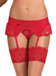 'cause you—you ride up my thighs! Porte Jarretelle Obsessive 853