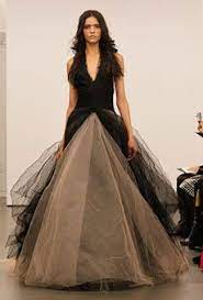 Fashion Beauty Wedding Dresses Vera Wang Black Wedding Dresses Black Wedding Gowns