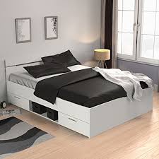 Ein raum mit mehreren funktionsbereichen Funktionsbett 140 200 Cm Weiss Inkl 2 Bettschubkasten Kinderbett Jugendbett Jugendliege Bettliege Bett Jugendzimmer Kinderzimmer 1926 Matratzen Betten Lattenroste De