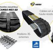 Chenilles caoutchouc CAMSO - groupepayant.fr