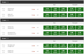 Delegatia tarii noastre a participat cu un numar de 9 sportivi si 3 tehnicieni, astfel Cote Ponturi Pariuri Euro U21 2019