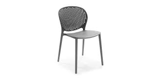 Dot Graphite Dining Chair In 2020 Green Dining Chairs Outdoor Dining Chairs Orange Dining Chairs