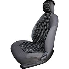 sca wooden bead seat cushion black single supercheap auto