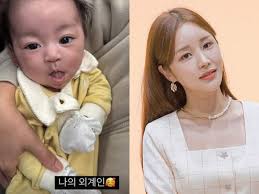 Yoon Jin-i shares adorable photo of 2-month-old daughter Jenny, calls her  "my alien"