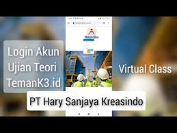Kami juga anjurkan untuk mebaca postingan kami sebelumnya yaitu Tutorial Login Ujian Virtual Class Teman K3 Youtube
