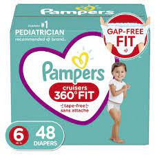 $19.99$19.99 ($19.99/count) get it as soon as wed, jan 20. Pampers Cruisers 360 Fit Diapers Active Comfort Size 6 48 Ct Walmart Com Walmart Com