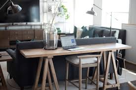 Ways To Use That Behind The Couch Area Love Our Sofa Table Desk Eating Idea Desk In Living Room Desk Behind Couch Table Behind Couch