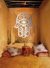 Hamsa Amulet Large Metal Wall Art Hand Of Fatima By Inspiremetals Metal Tree Wall Art Large Metal Wall Art Metal Wall Art