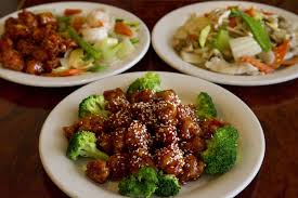 Dragon And Phoenix From Left Sesame Chicken And Moo Goo Gai Pan Are Featured On The Menu At China House 40th Chinese Restaurant New Chinese Restaurant Food