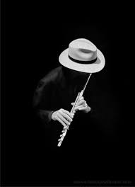 Black And White Hat Wallpaper Amazing Black And White Flute Musician Photography White Photography Black And White Photography Black White Photos