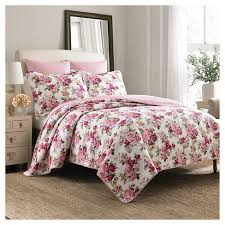 Floral embroidery and delicate quilting exude the the lined, cotton wisteria garden swag valance is light cream with wisteria appliques that are created with patterned fabric. Lidia Quilt Set Laura Ashley Target