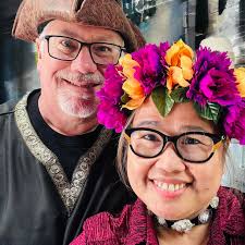 Food truck with pineapple pork