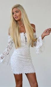 Simple Off The Shoulder White Homecoming Dresses Short Tight Long Sleeve Semi Homecoming Dresses Short Tight White Homecoming Dresses Lace Homecoming Dresses
