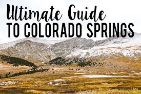 Whether you're looking for an outdoor adventure, a thrilling ride, or just want to shop 'til you drop, we have plenty of fun in store for you. The Ultimate Guide To Colorado Springs The Fitchen