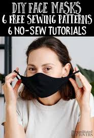 Make this mask in a couple of minutes with minimal materials or tools. 6 Face Mask Sewing Patterns And 6 Diy No Sew Mask Tutorials