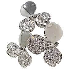 Check spelling or type a new query. Tiffany And Co Paper Flowers Ring In Platinum With Diamonds With Box For Sale At 1stdibs