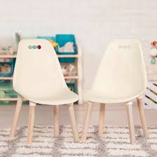 Two Comfy Kid Sized Seats In Ivory Ready For Crafts And Creations Br Creating Places For Kids To Do And Disco Kids Furniture Sets Kids Chairs Kids Desk Chair