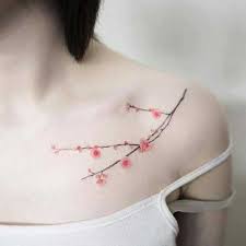 Cherry blossom tree tattoo on right shoulder. 45 Elegant Cherry Blossom Tattoo Designs Of 2020