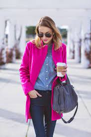 Hot Pink Pink Blazer Outfits Blazer Outfits Casual Pink Coat Outfit