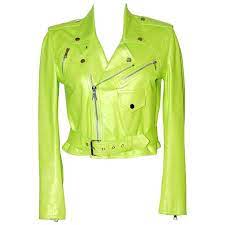 Ralph Lauren Green Leather Biker Jacket Green Leather Jackets Leather Jackets Women Fur Collar Leather Jacket