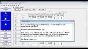 Line 4 hanya bisa dipakai extension 104. Pabx Panasonic Seting Dering Pindah Otomatis Youtube